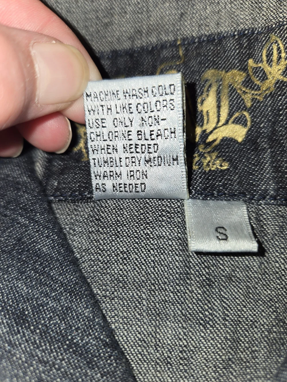 LAL Women's Dark Denim Double-Breasted Jacket